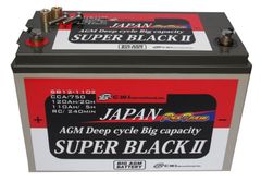 OPTIMAX スーパーブラック SB12-110Ⅱ AGMバッテリー