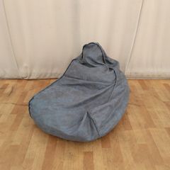 中古 ドリップ ヴィンテージレザー調 ビーズクッション 1人用 ソファ