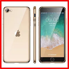 【匿名配送】 iPhone 7/8/SE/SE3用_ゴールド Tecxin iPhone SE3 用 ケース iphone 8 透明シリコンソフト7 ケースカバ