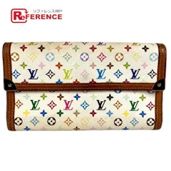 LOUIS VUITTON ルイヴィトン 長財布 ポルトトレゾールインターナショナル M92659 モノグラムマルチカラーキャンバス ホワイト