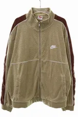 supreme x nike ベロアジャージ　ベージュセットアップ　Lサイズ supreme x nike ベロアジャージ ベージュセットアップ Lサイズ