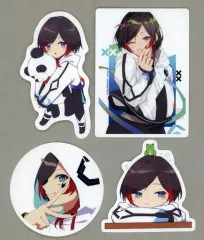 【中古】シール・ステッカー うるか URUCA STICKERS(ステッカー4枚セット) Crazy Raccoon OFFICIAL ONLINE STORE限定