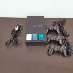 SCPH-30000 PS2 プレイステーション2 本体 メモリーカード3個 コントローラー3個 セット ゲーム