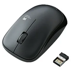 【新品・2営業日で発送】ELECOM エレコム エレコム ワイヤレスマウス 静音ボタン 3ボタン 省電力 ブラック M-IR07DRSBK