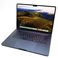 【楠本質店/元住吉】Apple　MacBookAir(2023)　15インチ/Apple M2チップ/メモリ8GB/SSD512GB　ミッドナイト　MQKX3J/A【中古】