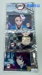 A1893・鬼滅の刃 兄妹の絆 場面写スクエア 缶バッジセットA 未開封品