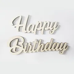 mamota レターバナー 木製 誕生日バナー ハッピーバスデー happybirthday ハーフバースデー 飾り ガーランド タペストリー フォト 写真 (100days B) [100days B]