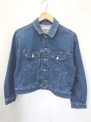 ◇ Θ BROWNY STANDARD Gジャン 長袖 デニム ジャケット サイズM ブルー レディース E  【1506110011435】