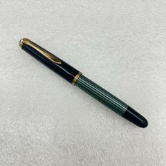 ペリカン　Pelikan 万年筆 14C 14K 585　緑縞