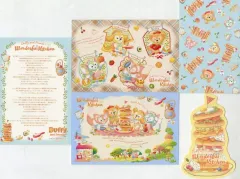 【中古】ポストカード 集合 ポストカード2枚(グリーティングカード付き) 「ダッフィー＆フレンズ・ワンダフルキッチン」 東京ディズニーシー限定