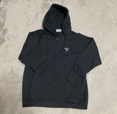 PRADA プラダ ジップアップ パーカー レディース XSサイズ ブラック