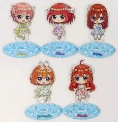 【中古】アクリルスタンド・アクリルパネル 全5種セット ミニキャラアクリルスタンド Radiant ver. 「五等分の花嫁∽」