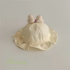 ベビー 帽子 夏 赤ちゃん ハット ぼうし バケットハット お出掛け 子供用 5-12ヶ月 45-47CM 日よけ防止 UVカット 可愛い 新生児  vii3w253240