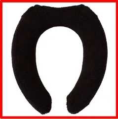 【送料無料 】ブラック_便座カバー(U型) オカ(OKA) 乾度良好 Dナチュレ U型専用 便座カバー (ブラック)17×27×2cm