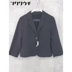 ◇ JOURNAL STANDARD ジャーナルスタンダード 2B シングル 長袖 テーラード ジャケット ブラック系 レディース 【中古】 【1002802552557】