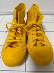 ハ2505-1-4187 コンバース　converse ハイカットスニーカー　黄色　25