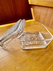 美品】LALIQUE ラリック ANNA アンナ クリスタルトレイ 刻印あり
