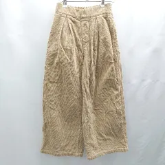 ◇ ⊇ SM2 サマンサ モスモス コーデュロイ イージーパンツ サイズF ベージュ レディース E  【1503060033111】