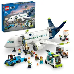 レゴ(LEGO) シティ 旅客機 おもちゃ 玩具 誕生日 プレゼント ブロック 男の子 女の子 子供 7歳 8歳 9歳 小学生 街づくり 乗り物 車 ミニカー 60367
