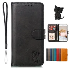 【新品】 iPhone 11 Proケース 手帳iPhone11pro手帳型 ケース iphone 11proスマホケース アイフォン 11プロ 携帯ケース あいふぉん11ぷろ カバーストラップホール上下二つ キャラクター スマイル 笑顔猫ちゃん スマホケ 1