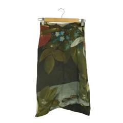 ヴィヴィアンウエストウッド Vivienne Westwood イタリア製 レーヨン フラワーパターン サイドスリット アシンメトリースカート レディース  40のサムネイル