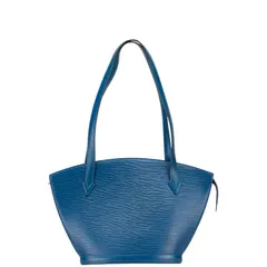ルイ ヴィトン エピ サンジャック ショッピング トートバッグ ハンドバッグ M52335 トレドブルー レザー レディース LOUIS VUITTON【1-0222072】