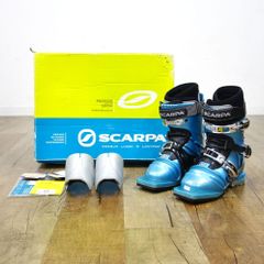 SCARPA スキーブーツ インナー付 オレンジ ブラック - メルカリ