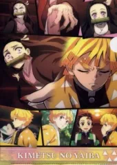 【中古】クリアファイル 竈門禰豆子＆我妻善逸 A4クリアファイル 「無添くら寿司×鬼滅の刃 2021」 プレゼントキャンペーン特典 第4弾