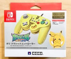 ホリ クラシックコントローラー Nintendo Switch ピカチュウ