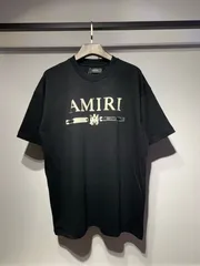 AMIRI アミリ Tシャツ ブラック 男女兼用 半袖 - メルカリ