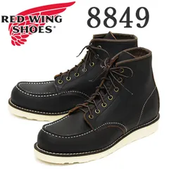 【未使用】レッドウィング 8849 (D) BLACK 7 / 25cm相当 CLASSIC WORK（RED WING SHOES） RED レッドウィング 8849 D