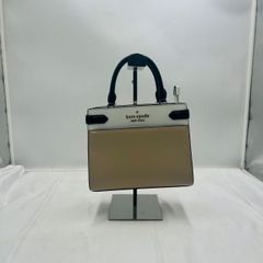【❗️✨美品✨❗️】kate spade ケイトスペード 2WAY風ハンドバッグ ベージュ×ホワイト×ブラック ショルダー欠品