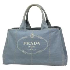 2023年最新】プラダ PRADA トートバッグ CANAPA BN1872 ネイビー