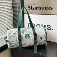 スターバックス　ボストンバッグ　旅行スポーツ　ショルダーバッグ　人魚サイレン