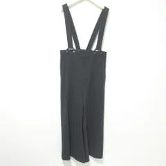 未使用 24AW JOURNAL STANDARD ジャーナルスタンダード トロサスペンダーパンツ ワイド サロペット 24030400522130 F ブラック レディース 古着 中古 USED