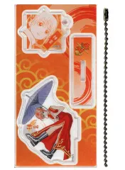 【中古】グッズセット 神楽 「銀魂 アクリルフィギュア＆チャームコレクション」