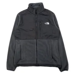 THE NORTH FACE デナリジャケット ナイロン切替 フリースジャケット M グレー ポリエステル ロゴ刺繍 DENALI JACKET 海外規格