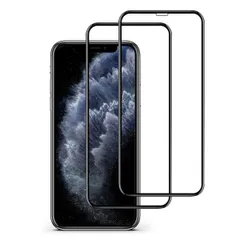 iPhone11pro ガラスフィルム iPhone X/XS保護フィルム アイフォンX/XS/11Pro 画面保護シート 10/10S がらすフィルム あいふおんx/xs 強化ガラス浮きなし/秒で貼り付け/指紋軽減【2枚セット】