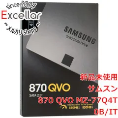 bn:11] SAMSUNG 2.5インチ SSD 870 QVO MZ-77Q4T0B/IT 4TB - 家電・PC