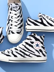 【在庫処分】CONVERSE ALL STAR コンバース スニーカー ハイカット ローカット ゼブラファー メンズ レディース ALL STAR ZEBRAFUR HI OX おしゃれ かわいい 白 黒 シューズ 靴 31310370 31310380