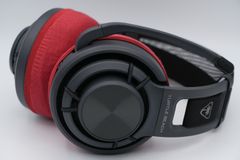 TURTLE BEACH Atlas Air のイヤーパッドの保護・修理に mimimamo スーパーストレッチ・ヘッドホンカバー （サイズ：L、色：レッド、型番：MHC-002-RD）