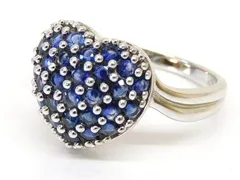 【良品】THL Samuel Aaron サミュエルアーロン リング SV925 Samuel Aaron 10K White Gold Diamond & Pink Heart Stone Ring