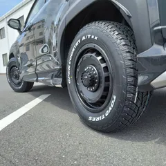 新品 ライズ ロッキー （ガソリン車） タイヤホイール トーヨー オープンカントリー A/T EX 195/65R16 ホワイトレター LEXXEL SwaGGer  16インチのサムネイル
