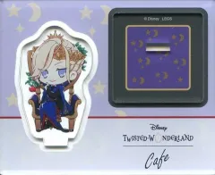 【中古】アクリルスタンド・アクリルパネル ヴィル・シェーンハイト 「ディズニー ツイステッドワンダーランド×OH MY CAFE アクリルスタンド デフォルメver.」 オンラインストア限定