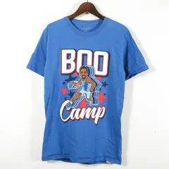 チャンピオン 半袖Ｔシャツ オーセンティック クルーネック バスケ アメリカ古着 ヴィンテージ メンズ Mサイズ ブルー Champion 【中古】