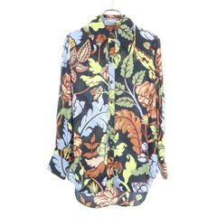 美品✨グッチ ブラウス タイ付 ニューフローラ シルク GGパールボタン