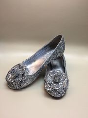 CHANEL 　シャネル　カメリア　グリッター  コサージュ　ココマーク　メリージェーン 　フラット　 シューズ　　靴