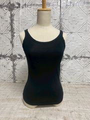 e-156　DOLCE&GABBANA ドルチェ＆ガッバーナ ドルガバ タンクトップ キャミソール ブラック サイズ表記 38 レディース ファッション
