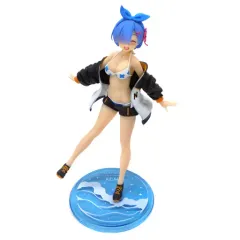 【中古】フィギュア レム(笑顔ver) 「Re：ゼロから始める異世界生活」 プレシャスフィギュア レム ～ジャンパー水着 Ver.～ タイトーオンラインクレーン限定