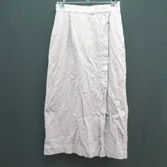 ◇ KBF アーバンリサーチ コーデュロイ素材 綺麗め くすみカラー ロング タイト スカート サイズF ラベンダー レディース E  【1305020028294】